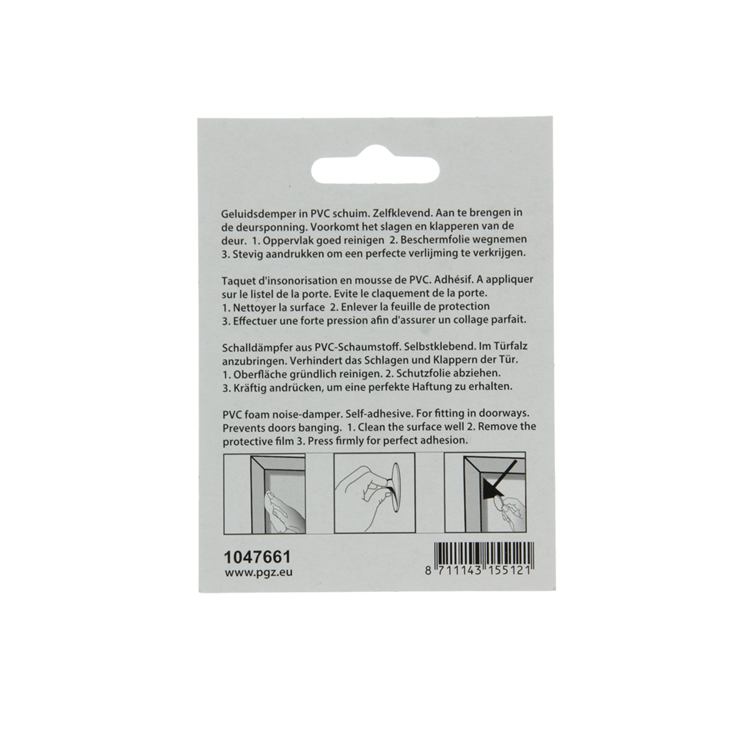Mack 1047661 - Schalldämpfer selbstklebend weiß 16 + 22 x 7 mm 24 Stück | 12 Stück