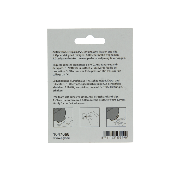 Mack 1047668 - Antirutschstreifen selbstklebend schwarz 25 x 25 mm 6 Stück | 12 Stück