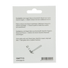 Mack 1047713 - Stuhlgleiter mit Nagelfilz braun ø 22 mm 8 Stück | 6 Stück