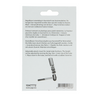 Mack 1047772 - verstellbare Steckkappe schwarz 20 x 20 mm 2 Stück | 6 Stück