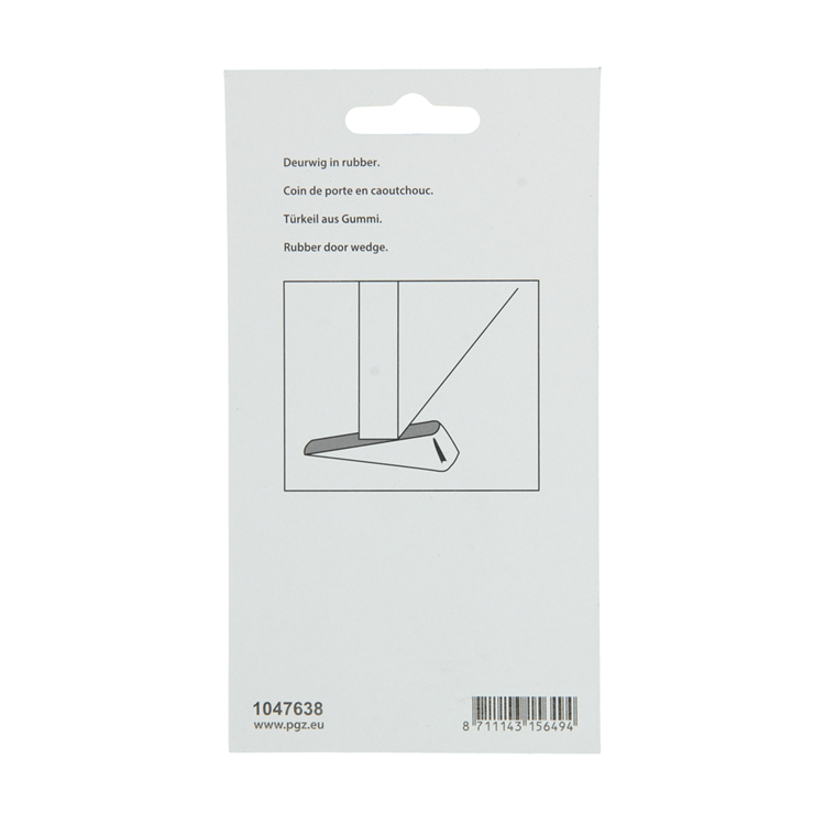 Mack 1047638 - Türkeil Gummi weiß 100 x 25 mm 1 St. Stk. | 6 Stück