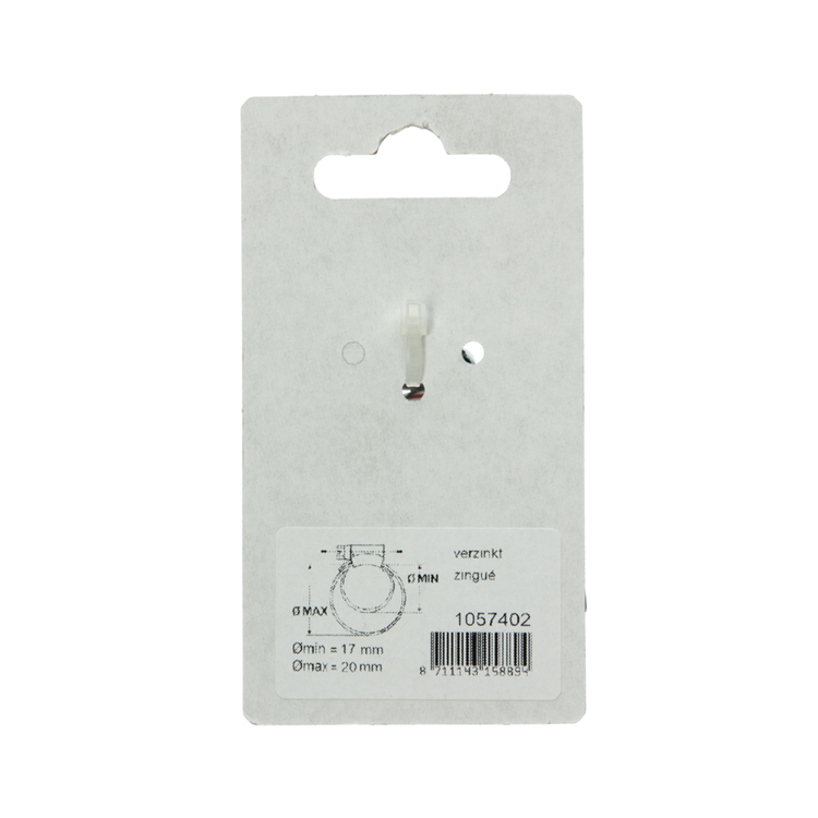 Mack 1057402 - Spannring-Rippenschlauch 17-20mm | 10 Stück