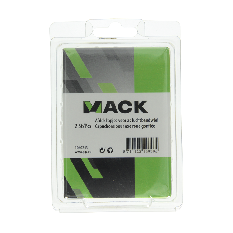 Mack 1060243 - 2 Abdeckkappen für Luftreifen | 3 Stück