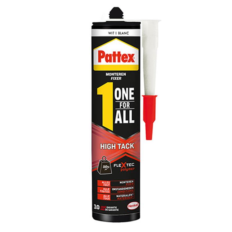 Pattex 1050544 – One for All High Tack White 460gr | 1 Stk