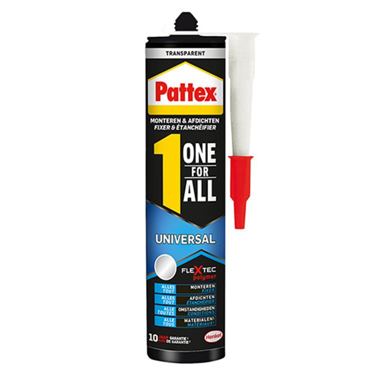 Pattex 1050546 – ​​einer für alle universal transparent 300g | 1 Stk
