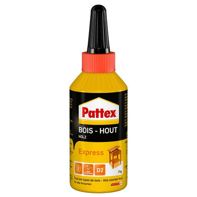 Pattex 1001835 - Express-Holzleim 75gr | 6 Stück