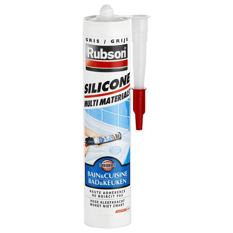 Rubson 1001580 – Sanitär-Multimaterialien dunkelgrau 280 ml | 6 Stück