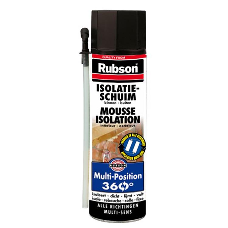Rubson 1002258 – Isolierschaum Multiposition 360° 500 ml | 12 Stück