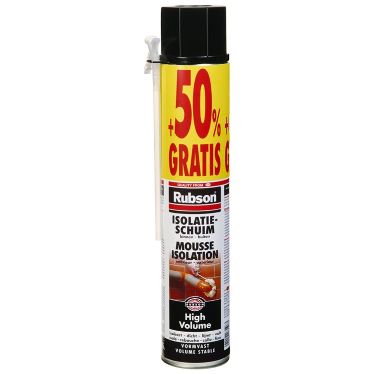 Rubson 1000510 – Isolierschaum mit hohem Volumen, 500 ml + 50 % | 12 Stück