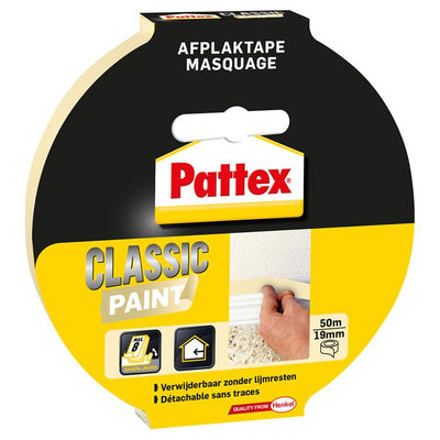 Pattex 1002688 - klassische Farbe 50mx19mm | 12 Stück