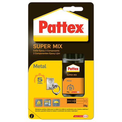 Pattex 1005279 - Pat Epoxidkleber Supermix l 25ml | 6 Stück
