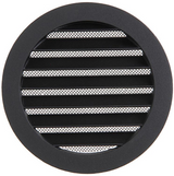 Renson 1061635 – integrierte Rundklinge Nr. mit Mesh 434r Dia 160 RAL 9005 schwarz | 10 Stück - afbeelding 1