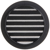 Renson 1061635 – integrierte Rundklinge Nr. mit Mesh 434r Dia 160 RAL 9005 schwarz | 10 Stück - afbeelding 2
