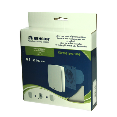Renson 1069258 – mechanische Lüfterabdeckung (9 x 11-Durchmesser 100), 91 g (grau) | 2 Stk