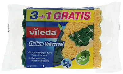 Vileda 1009691 – Scheuerschwamm Slalom Universal 3 + 1 | 15 Stück