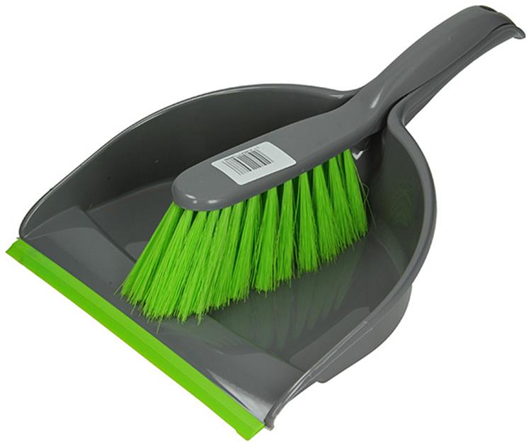 1040333 – Kehrschaufel-Set, Grau, Mischfarbe | 6 Stück