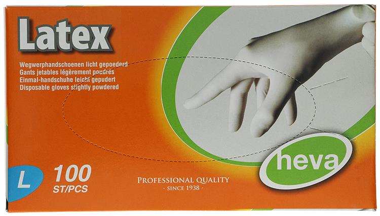 1001517 - Latexhandschuh l 100 Stück | 2 Stk