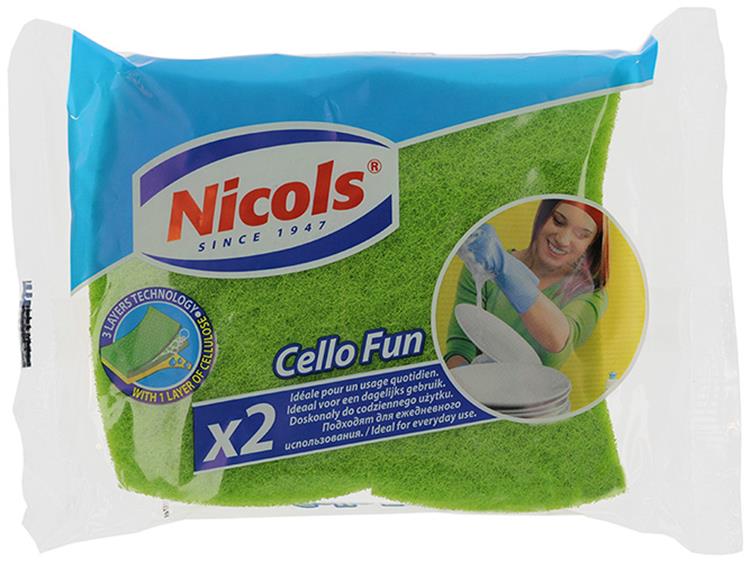 Nicols 1005325 – Schwamm-Cello-Spaß x2 | 14 Stück