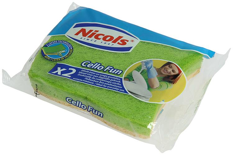 Nicols 1005325 – Schwamm-Cello-Spaß x2 | 14 Stück
