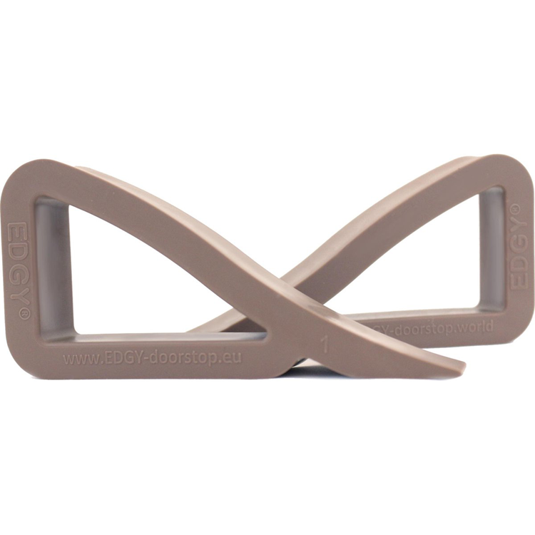 Edgy 1067113 – Tür- und Fensterstopper braun | 5 Stück