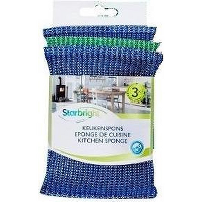 Starbright 1063299 - Küchenschwamm 3 Stück sb 12,5x9,5cm | 6 Stück