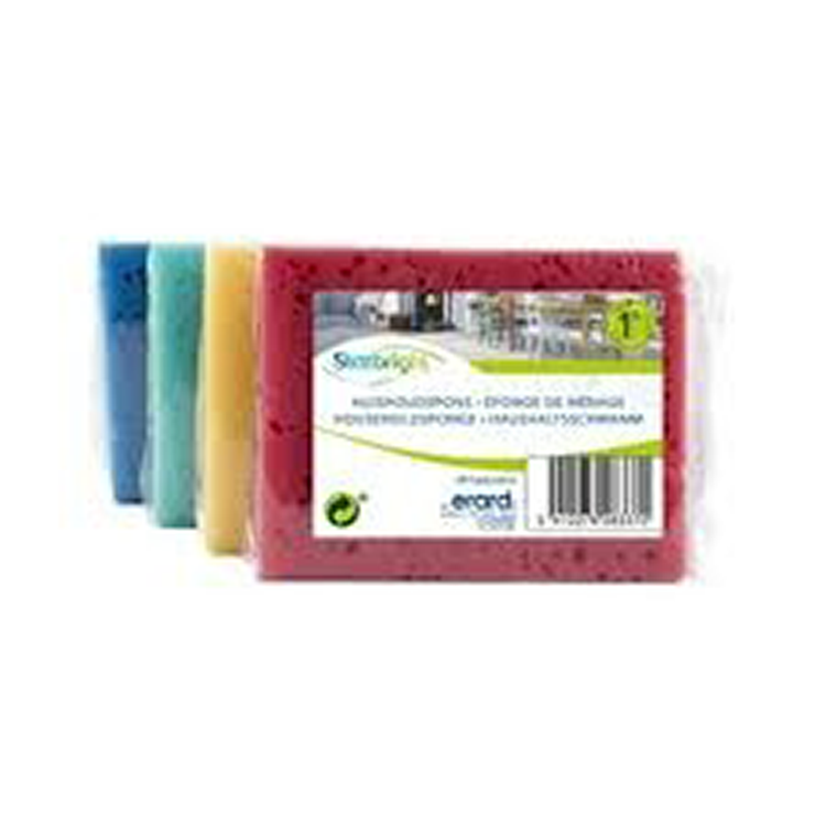 Starbright 1064652 - farbiger Haushaltsschwamm 15x12x5cm sb | 10 Stück