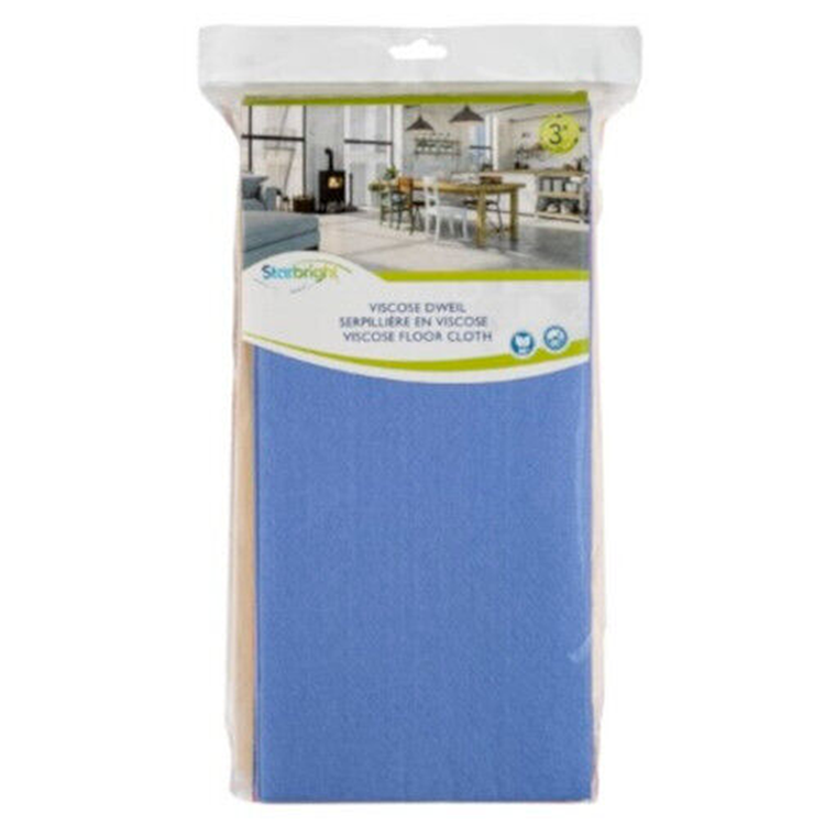 Starbright 1063306 – Viskose-Mopps 3 Stück 50 x 70 cm sb | 5 Stück