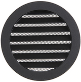 Renson 1061635 – integrierte Rundklinge Nr. mit Mesh 434r Dia 160 RAL 9005 schwarz | 10 Stück - afbeelding 4