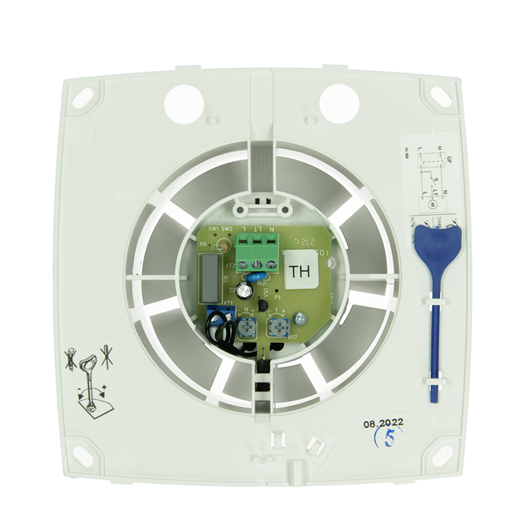 Renson 1069252 - mech.ventil. Timer-Feuchtigkeitssensor9411h (Dia 100) | 2 Stk