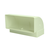 Renson 1069271 – PVC-Eckverbindung vertikal. 90° 7015 (220x90) (weiß) | 3 Stück - afbeelding 1
