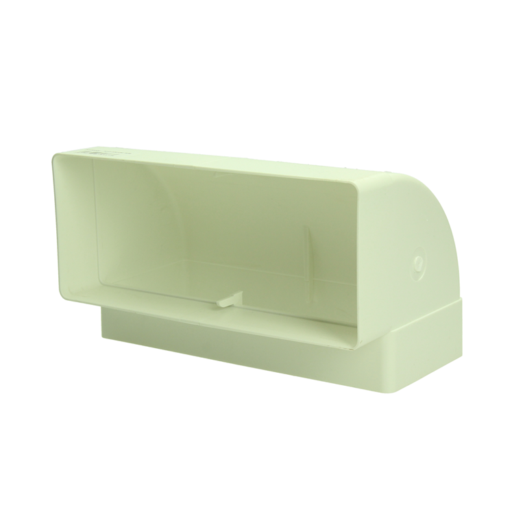Renson 1069271 – PVC-Eckverbindung vertikal. 90° 7015 (220x90) (weiß) | 3 Stück