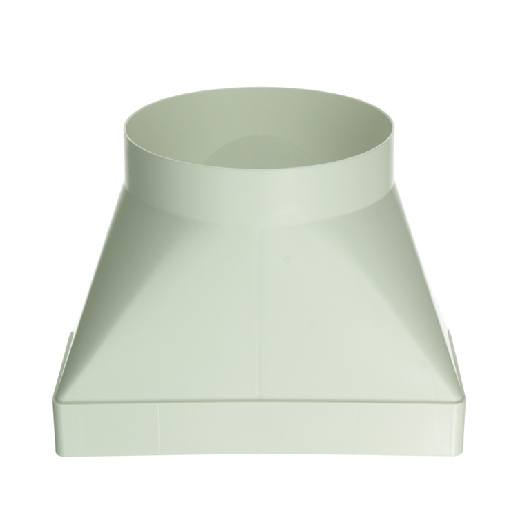 Renson 1069274 – PVC-Verbindungsstück rund gerade 7021 (220 x 90 – Durchmesser 150) (weiß) | 3 Stück