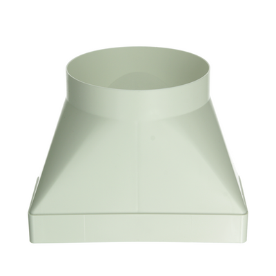 Renson 1069274 – PVC-Verbindungsstück rund gerade 7021 (220 x 90 – Durchmesser 150) (weiß) | 3 Stück