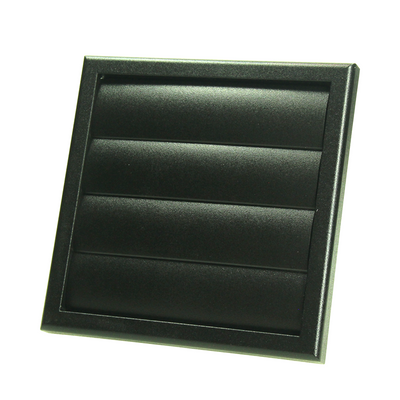 Renson 1069268 – Dunstabzugshaubengitter 4 Klappen PVC 742 (100–130) str 9005 (schwarz) | 2 Stk
