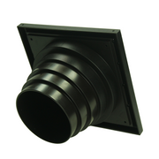 Renson 1069268 – Dunstabzugshaubengitter 4 Klappen PVC 742 (100–130) str 9005 (schwarz) | 2 Stk - afbeelding 3