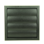 Renson 1069268 – Dunstabzugshaubengitter 4 Klappen PVC 742 (100–130) str 9005 (schwarz) | 2 Stk - afbeelding 1
