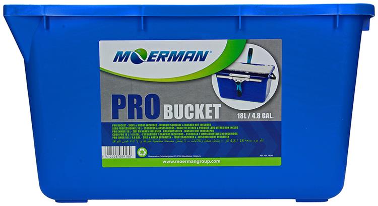 Moerman 1009221 – rechteckiger Eimer 18 l | 2 Stk