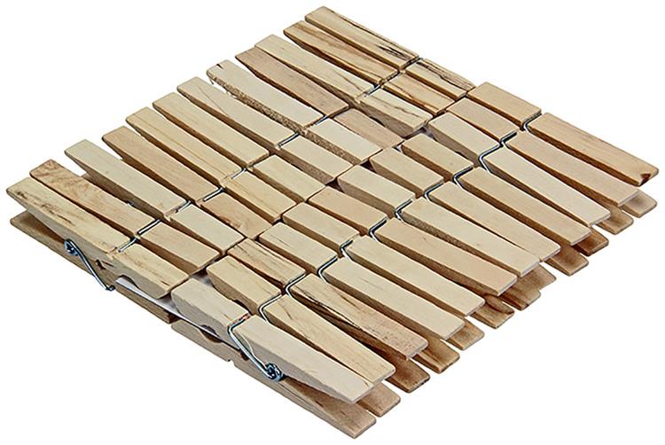 Starbright 1056830 - Wäscheklammern Holz SB 24 Stück | 6 Stück