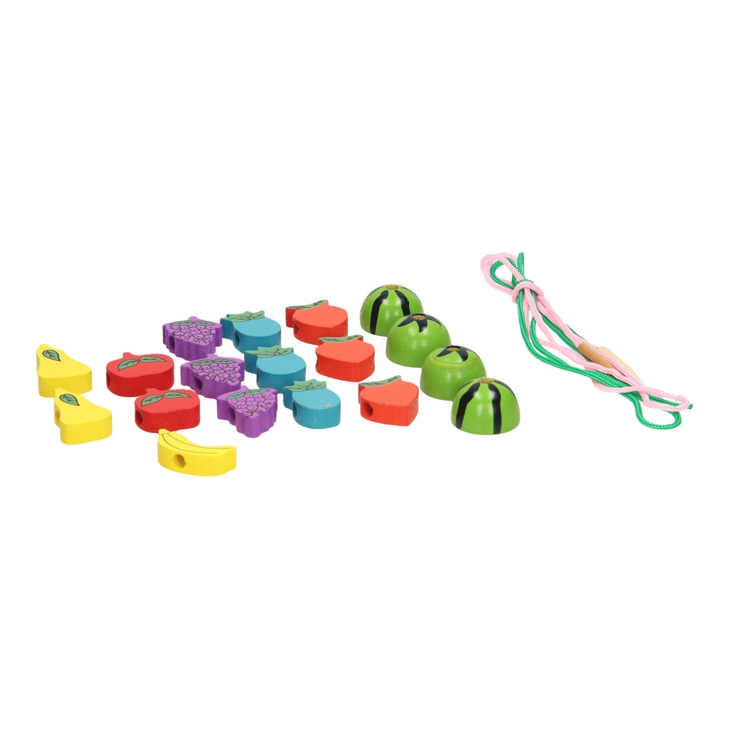 Playwood Holzleseperlen im Obsttopf