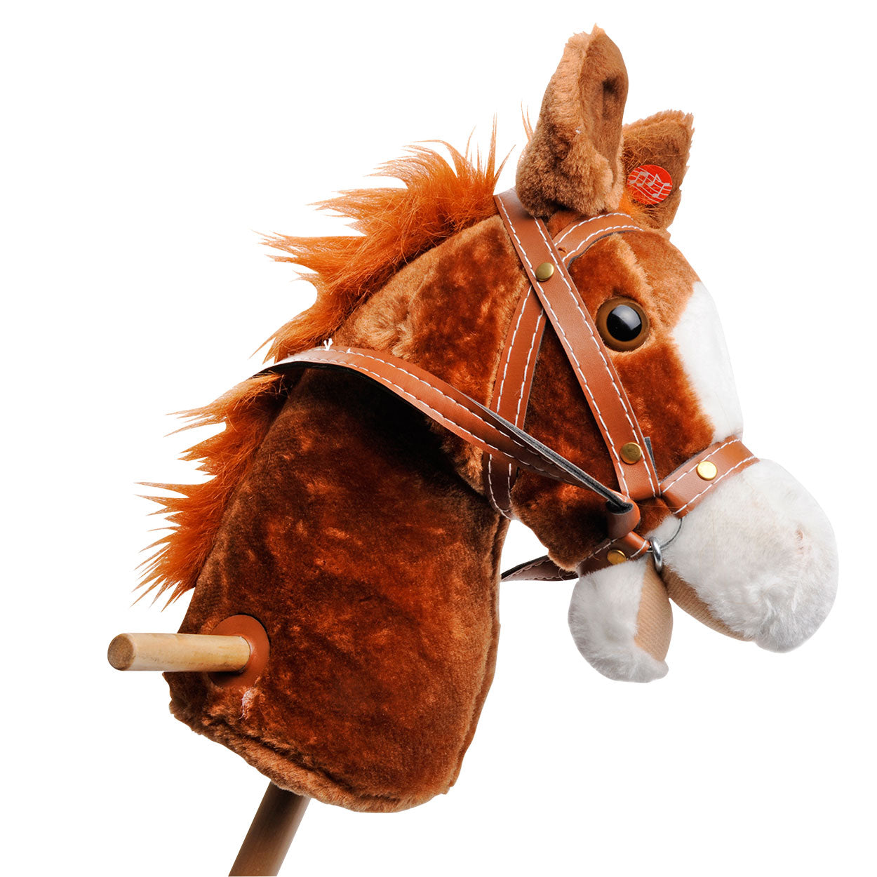 Playwood Holz Hobby Pferd mit Sound braun