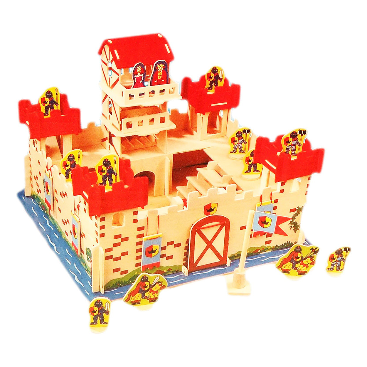Playwood -Holzschloss mit Accessoires