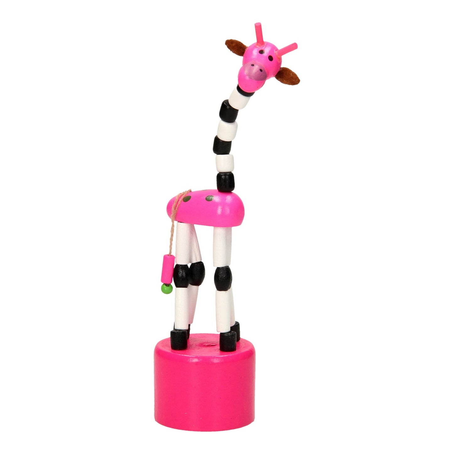 Playwood Houten Drukpop Giraffe farbig