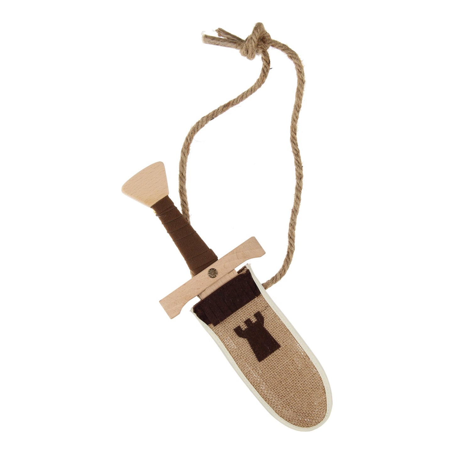 Playwood Holzdolch Luxus mit Scheide