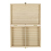 Holzkartenbox mit Ventilabdeckung