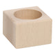 Teelichthalter quadratische Buchenholz, 4 cm