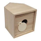 Geldbox Huis Paulownia Hout - afbeelding 2