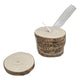 Runde Untersetzer mit Bark Paulownia Wood 10 cm, 6st.