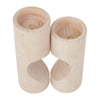 Playwood Holz-Teelichthalter Herz, 2 Stück.