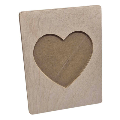 Playwood Holz-Fotorahmen Herz