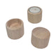 Playwood Teelichthalter aus Holz rund stehend
